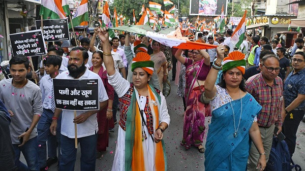 BJP took out Tiranga Yatra in Delhi