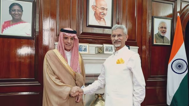 Jaishankar meets Saudi Arabia's Minister Adel Aljubeir