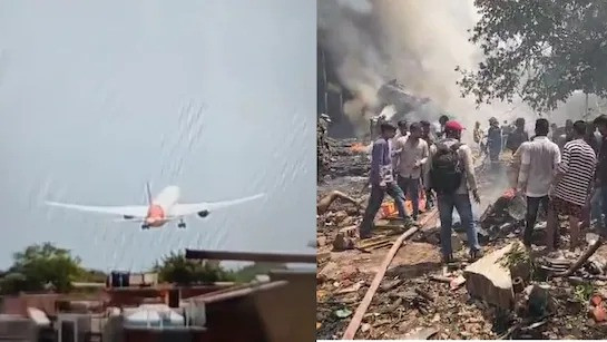 London-bound Air India flight AI 171 crashed near the Ahmedabad airport