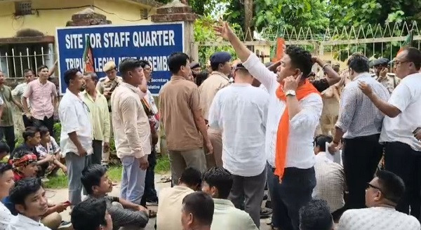 BJP ST Morcha Protests