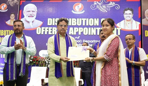 Chief Minister Dr. Saha handed over appointment letters