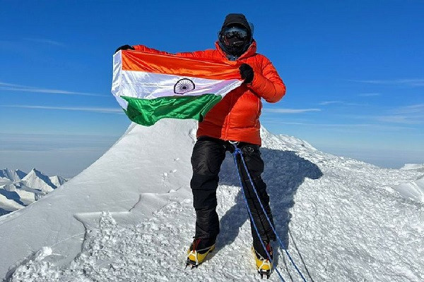 Shaikh Hassan Khan in Antarctica