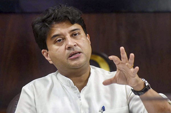 Communications Minister Jyotiraditya Scindia