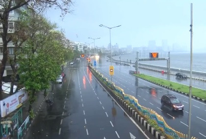 Heavy rainfall in Mumbai
