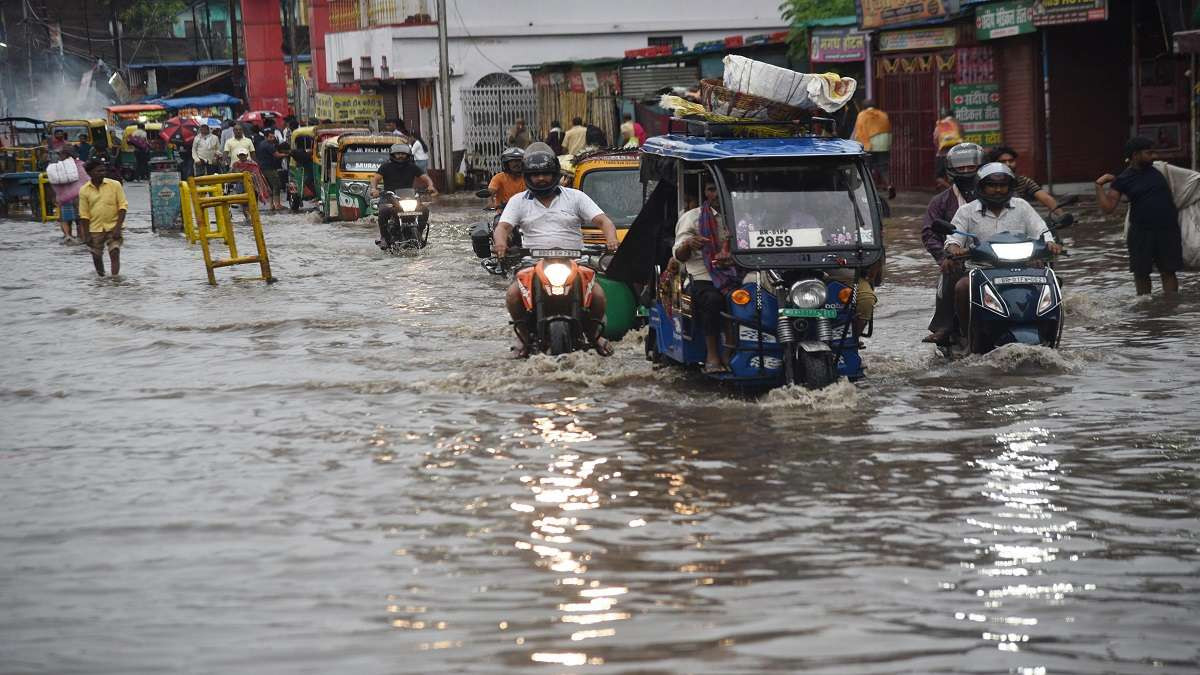Heavy rainfall in Bihar