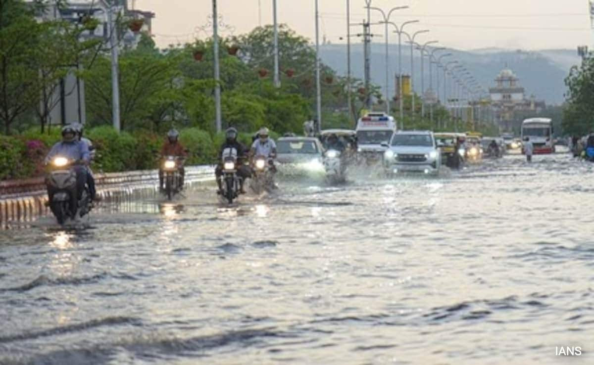 Heavy  Rainfall in Rajasthan