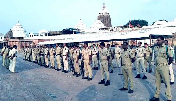 Tight security in Puri