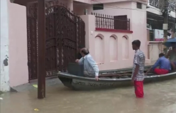 Tulsi Ghat submerged
