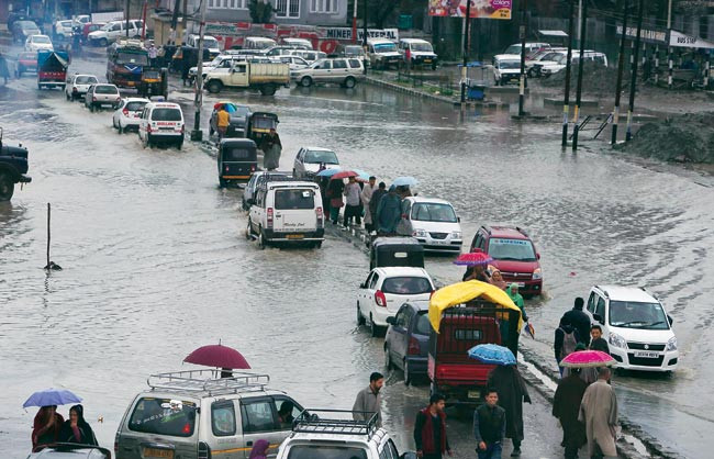 Heavy rain alert in J&K