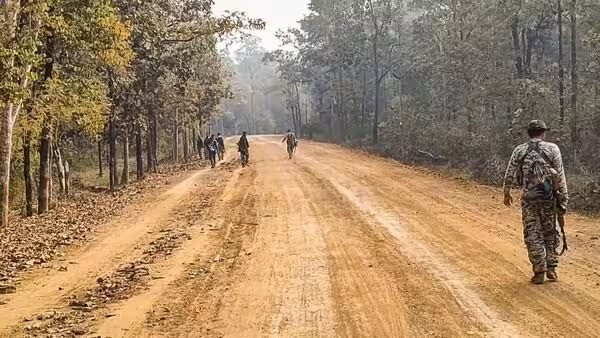 IED blast by Naxalites in Bijapur district during an anti-Maoist operation