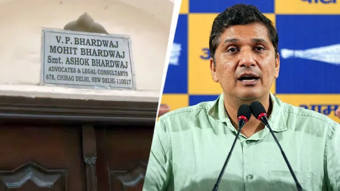ED raids AAP leader Saurabh Bharadwaj's residence