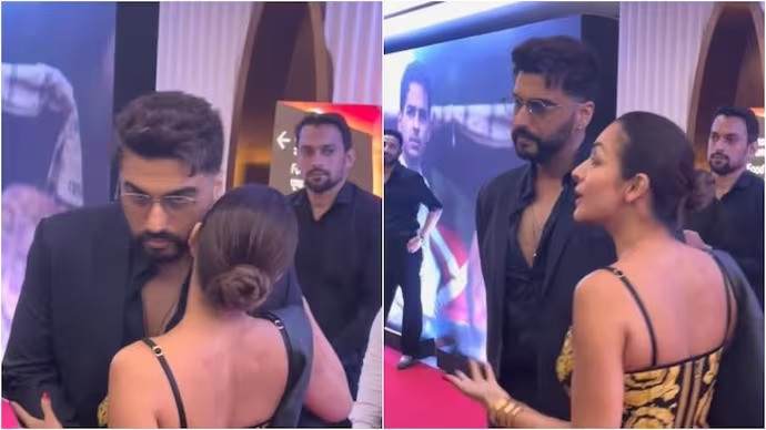 Arjun Kapoor, Malaika Arora cross paths at 'Homebound' premiere