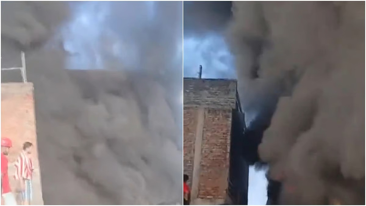 Fire breaks out at metro warehouse in Kanpur