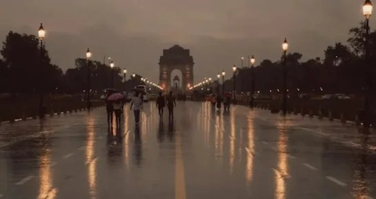 Heavy Overnight Rain in Delhi