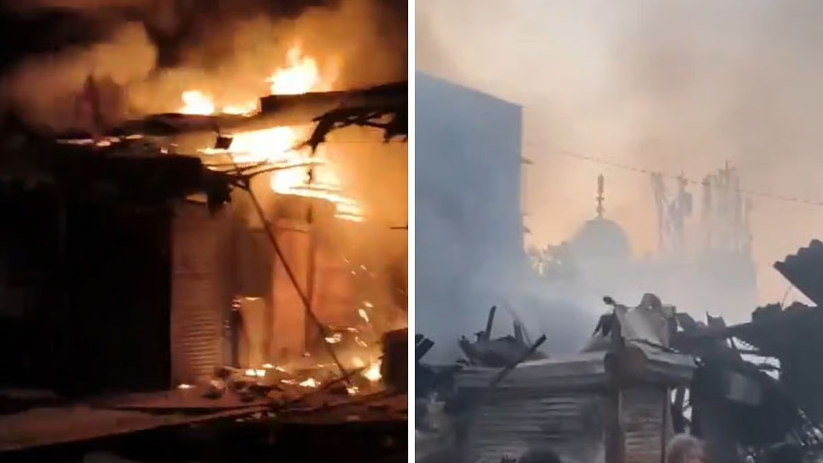 Massive Fire Breaks Out At Motor Parts Shops In Kurla