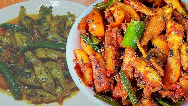 Paired with onion flower and mourla fish