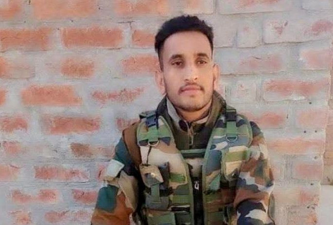 The slain Jammu and Kashmir police special operations group policeman Amjad Pathan