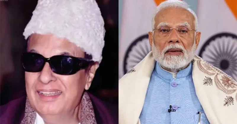 PM Modi tributes MGR
