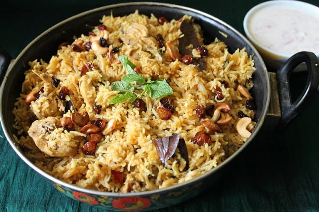 Pressure Cooker Chicken Biryani