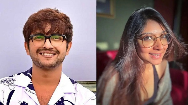 actor Sourav Chakraborty and Suvosmita Mukherjee