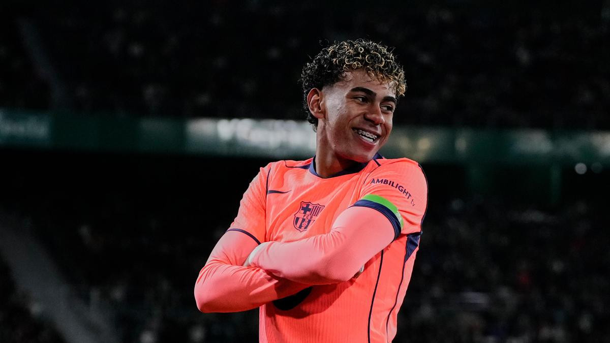 Barcelona's Lamine Yamal