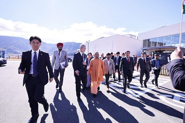 Uttar Pradesh Chief Minister Yogi Adityanath in Japan