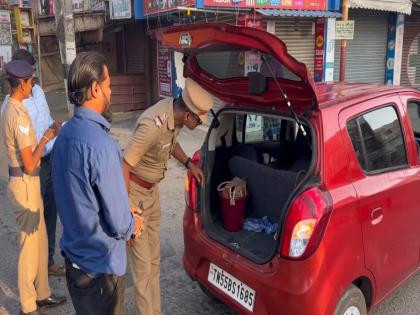 Pudukkottai 36 Teams Enforce Election Code in Vehicle Checks