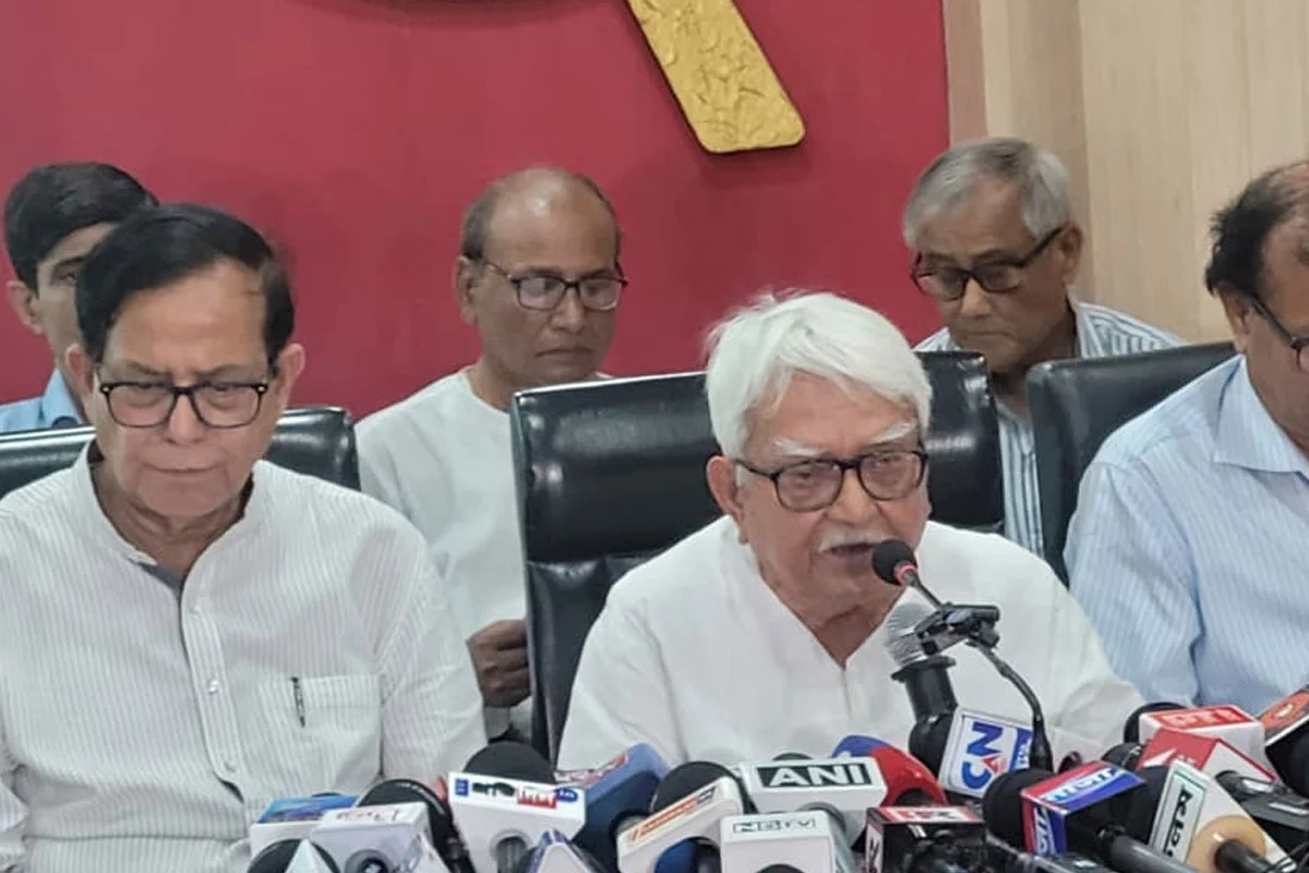 Left Front Chairman Biman Bose