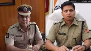 Muralidhar Sharma and Siliguri Police Commissioner Syed Waqar Raja