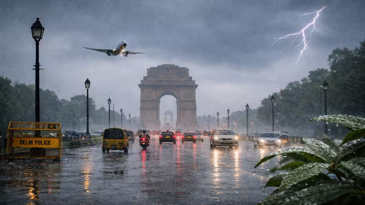 New Delhi is set to witness a spell of light rain over the next few days