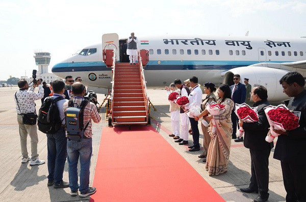 Vice President C.P. Radhakrishnan arrived in Ranchi