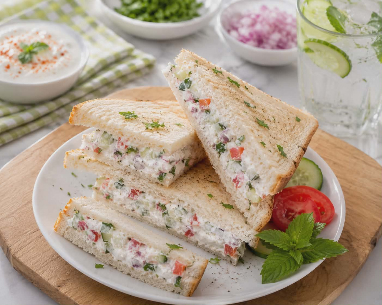 Healthy Yogurt Sandwich