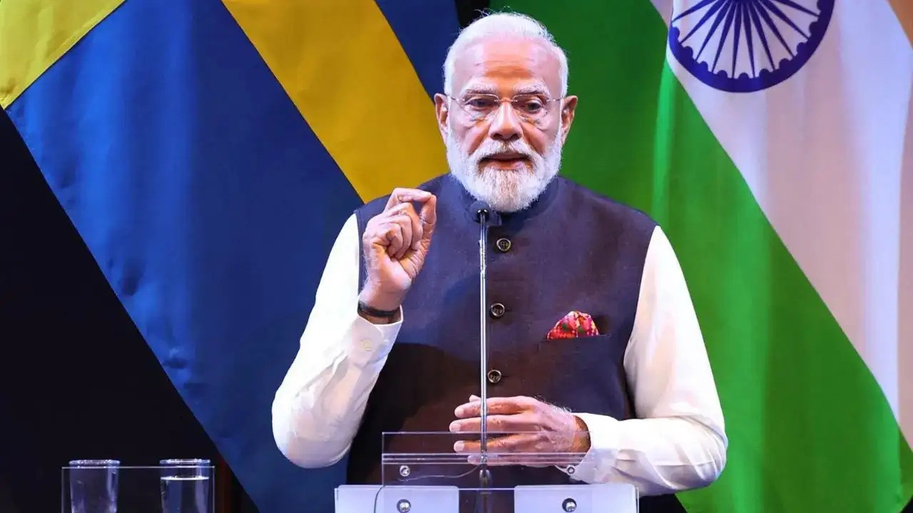 Prime Minister Narendra Modi in Sweden