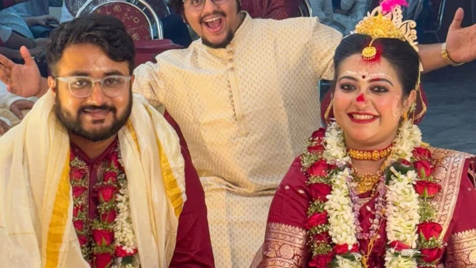 Unmesh Gangopadhyay at the Wedding Altar