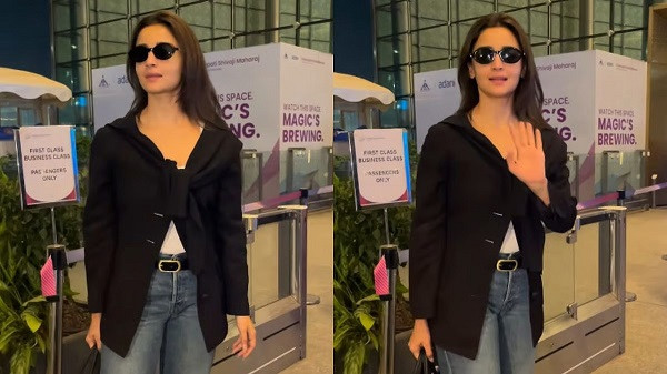 Alia Bhatt at Mumbai airport