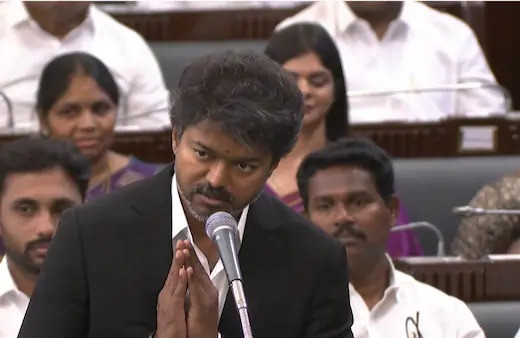 Tamil Nadu Chief Minister C Joseph Vijay