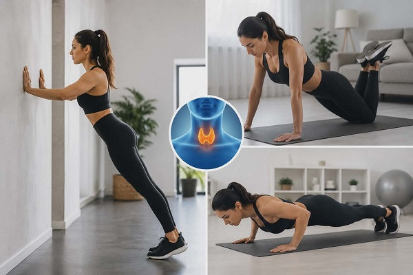 Home Push-Up Workout for Women Fitness & Weight Control
