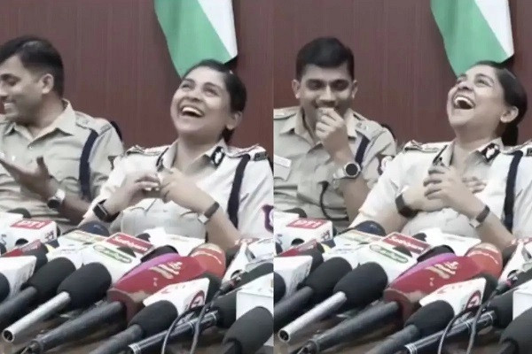 Two Police Officials Seen Smiling at Press Conference! Controversy Surges Over Tamil Nadu