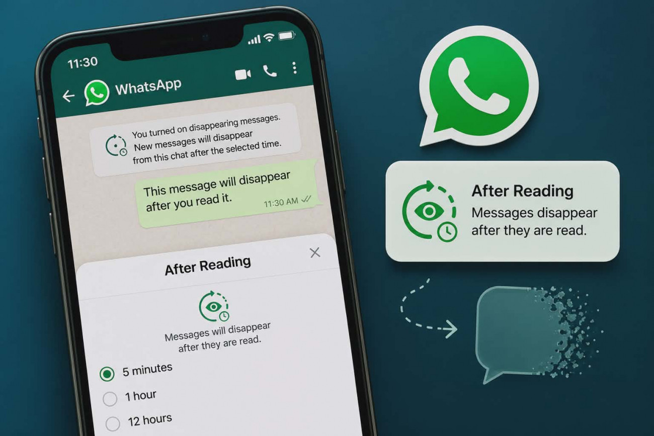 WhatsApp Instant Disappearing Messages