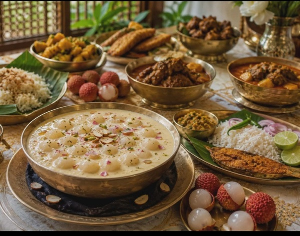 Jamai Sasthi Lychee Rabri