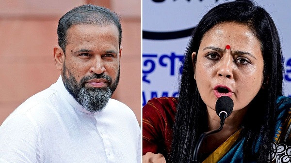 Mahua Moitra and yusuf pathan