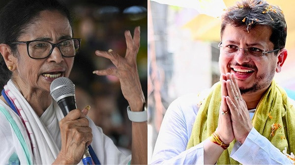 Mamata Banerjee and TMC MLA Ritabrata Banerjee
