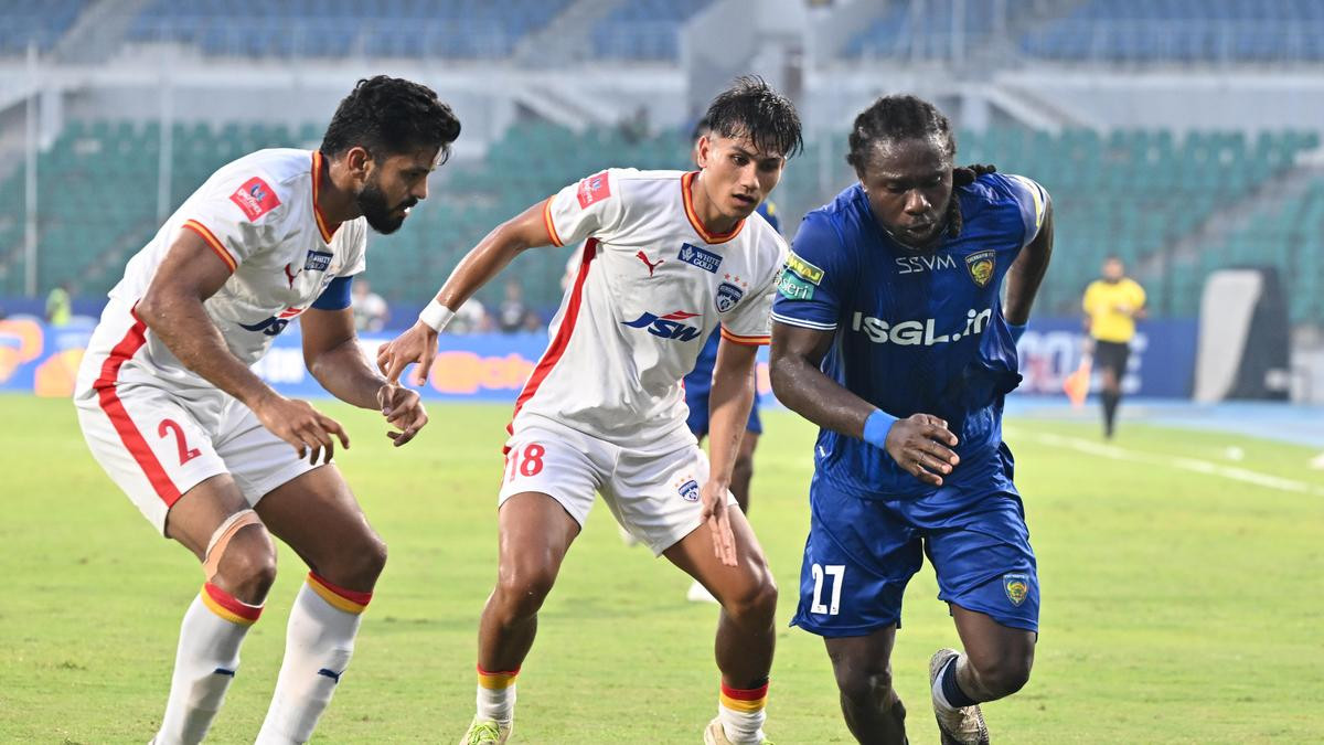 Daniel Chima Chukwu in action in the Indian Super League for Chennaiyin FC