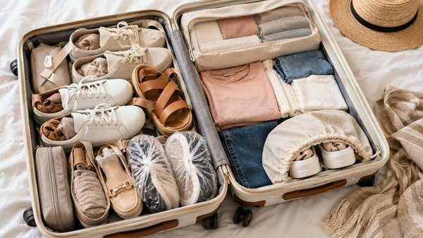 Travel Shoe Packing Hacks
