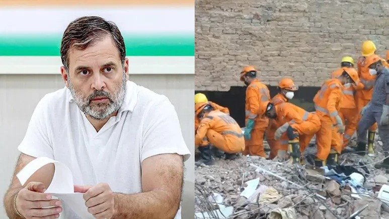 Rahul Gandhi on Delhi hostel collapse