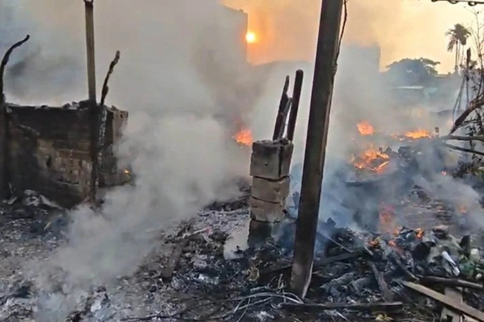 Massive fire at Newtown